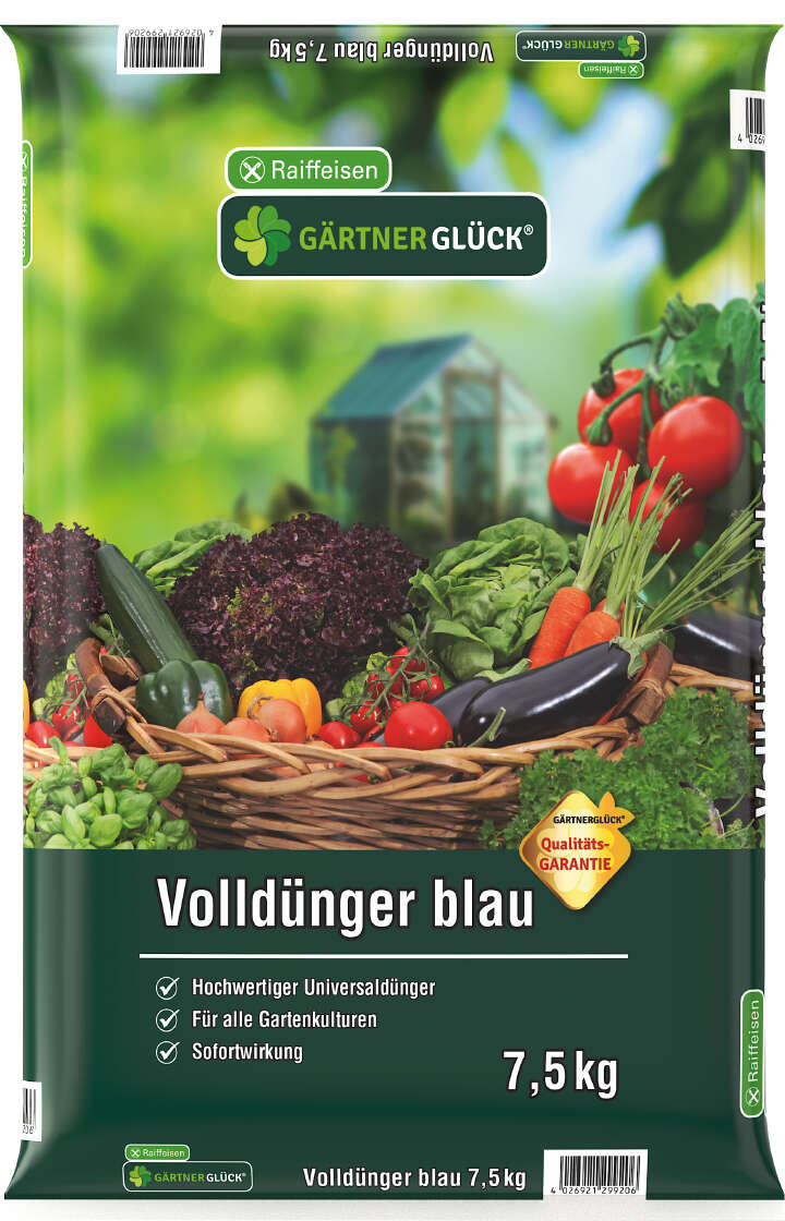 GÄRTNERGLÜCK Volldünger blau